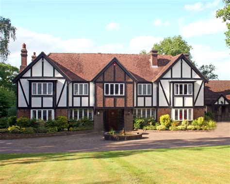 tudor houses close together